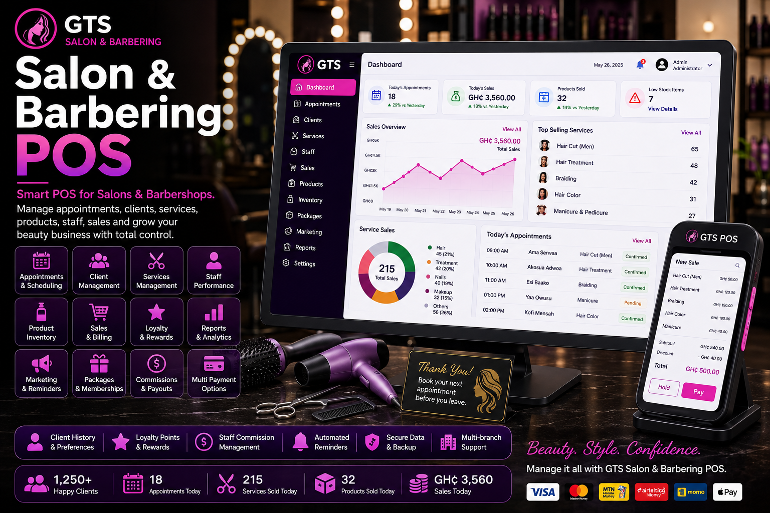 GTS Salon & Barbering POS