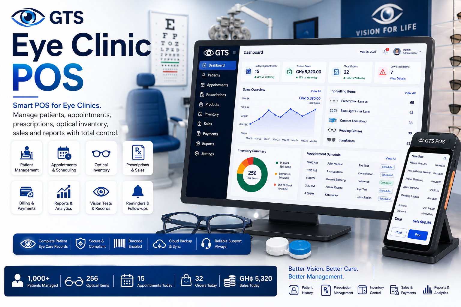 GTS Eye Clinic POS